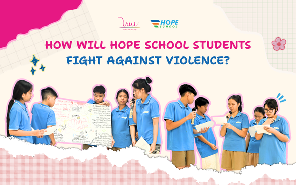 What will students of Hope School do to prevent violence?